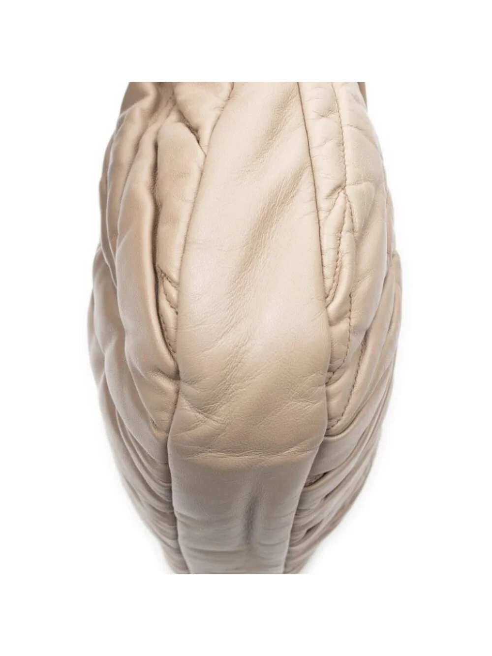 Miu Miu Miu Hobo Light Pink Nappa Matelasse Leather